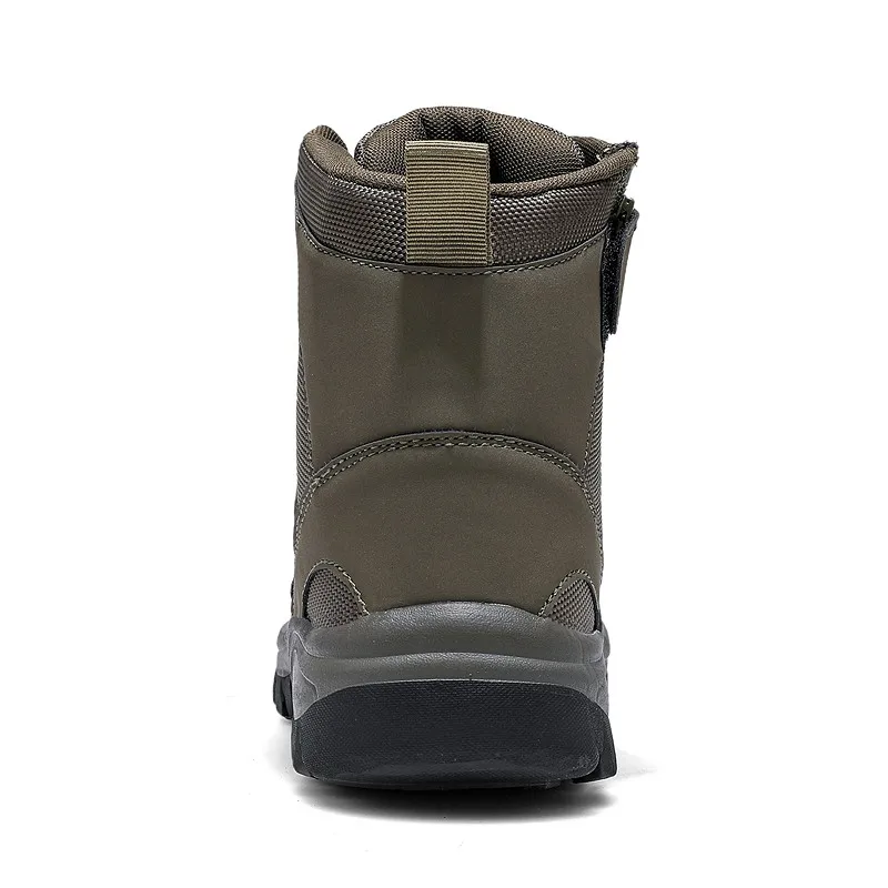 Men's Tactical Boots Military Boots Men's Military Desert Waterproof Ankle Men's Outdoor Boots Job Security Shoes Hiking Shoes