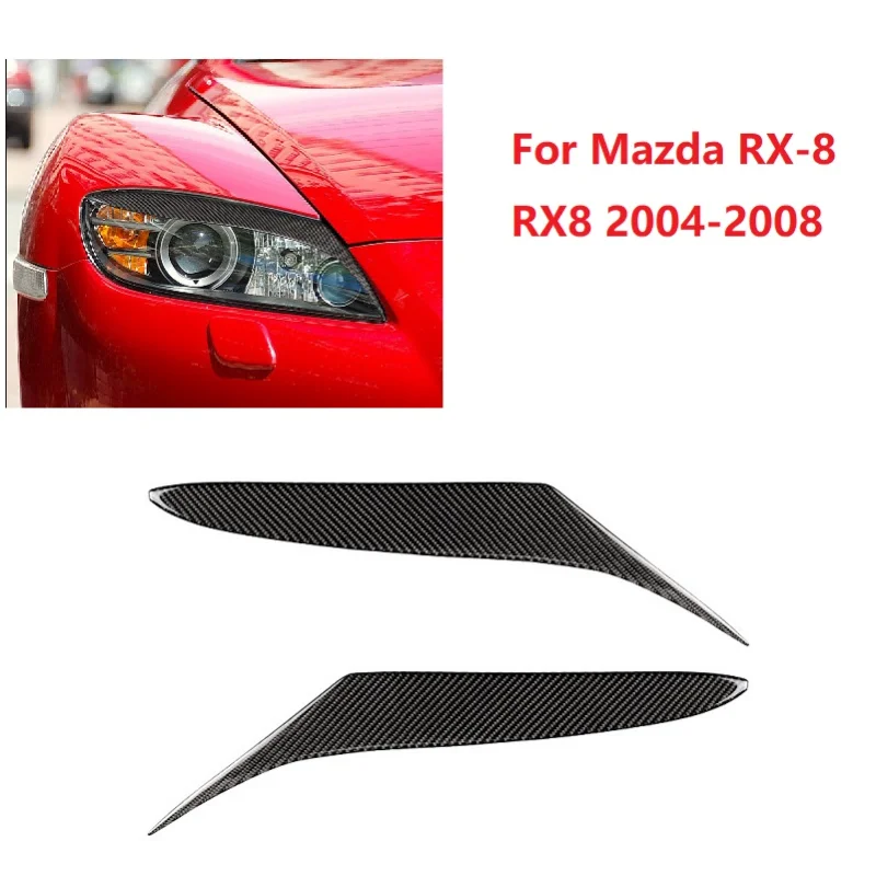 

2 шт., автомобильные наклейки для передних фар Mazda RX8 2004-2008