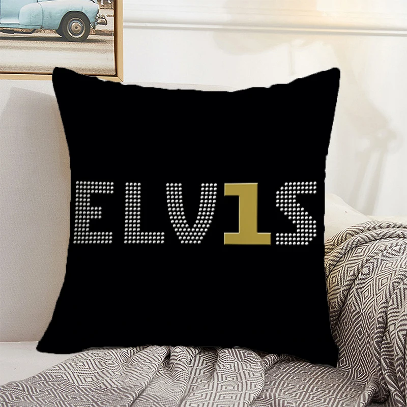 

Индивидуальный чехол для подушки 45x45, наволочки для подушек E-elvis, украшение для дома, украшение для гостиной, декоративная наволочка, декор 40x40