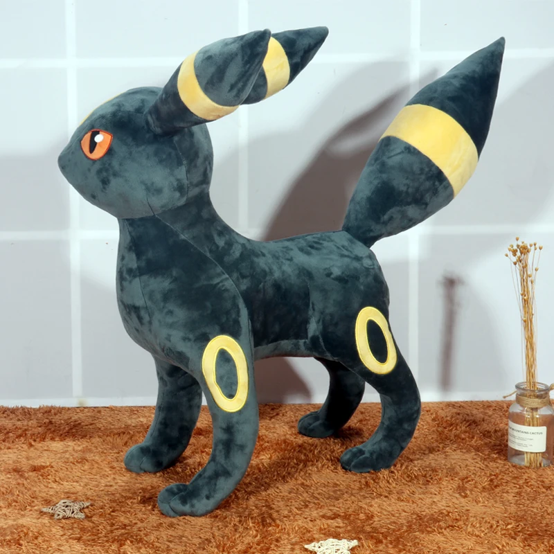 Фото 60 см Pokemon Umbreon большая плюшевая игрушка-подушка орнамент для взрослых и детей подарок на день рождения игрушка №2