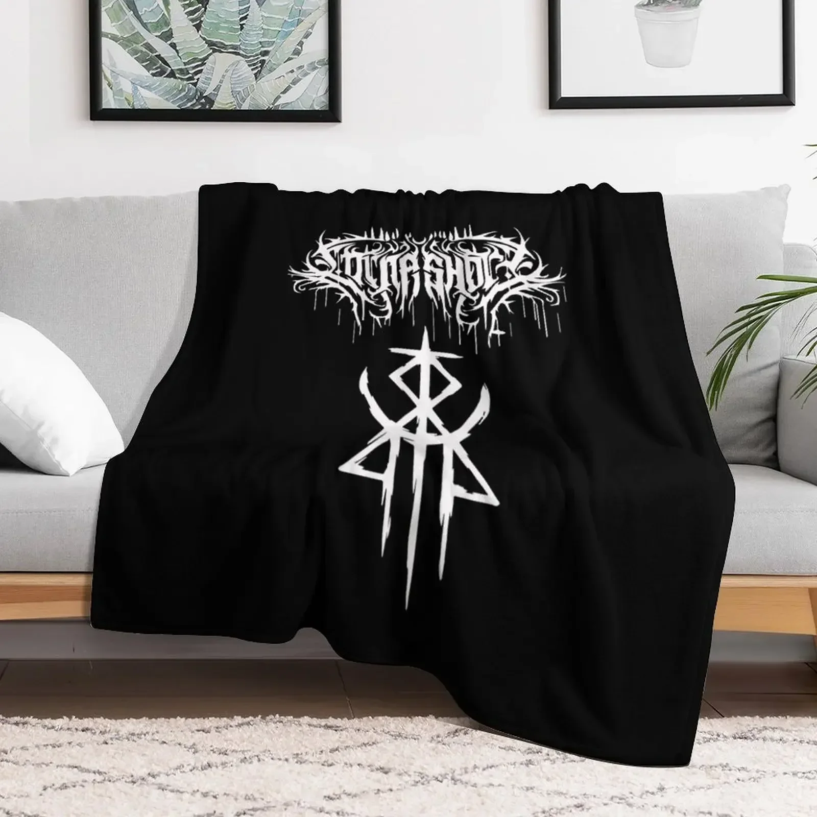 Логотип Lorna Shore Merch - бессмертный логотип одеяло гигантский диван полярные одеяла