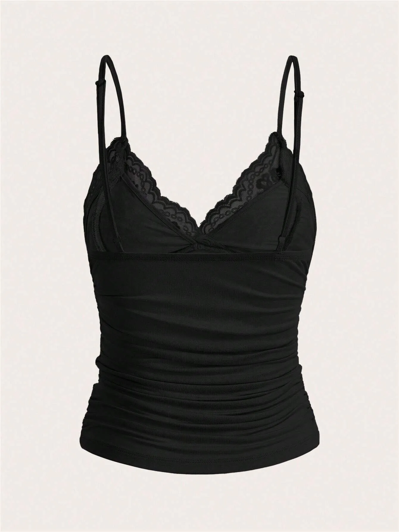 Кружевной укороченный топ с бантом