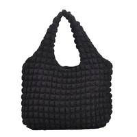 lightweight and large capacity shoulder bags for women fashion decorated with bubbles and diamonds leisure or travel bags
