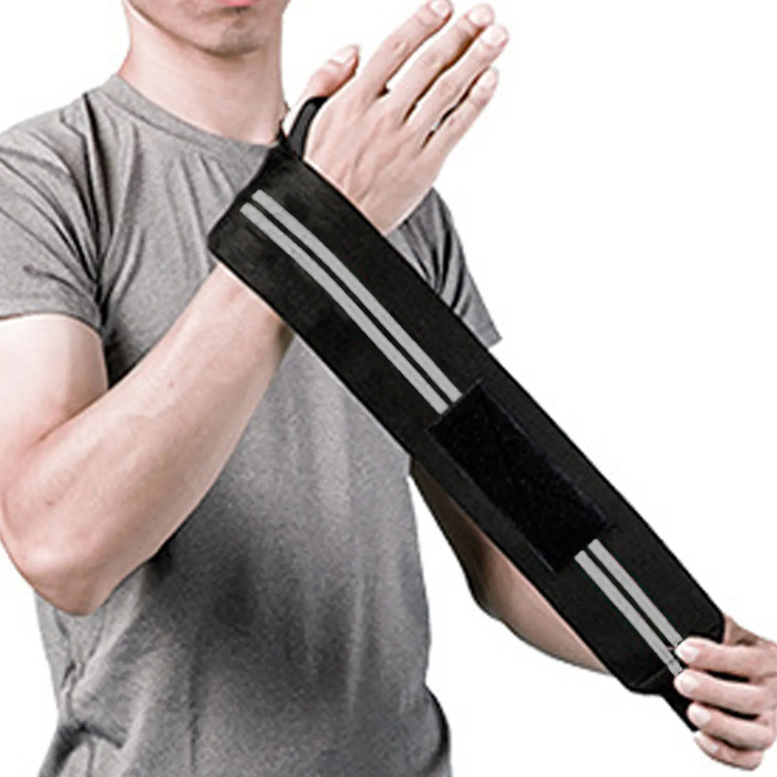 

1 Pair Weight Lifting Strap Fitness Gym Sport Wrist Wrap Bandage Hand Support Wristband