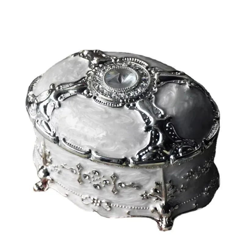 Ювелирная шкатулка со скидкой ретро Европейский хранилище принцессы органайзер