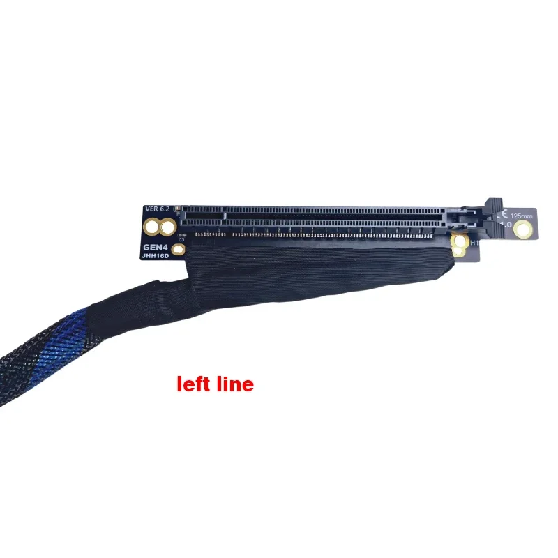 Удлинительный кабель PCIe 4 0 X16 для видеокарты переходник PCI Express 16x GPU AI