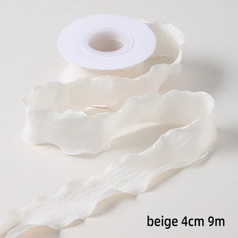 Лента полиэстер/хлопок 40 мм 10 ярдов разноцветная