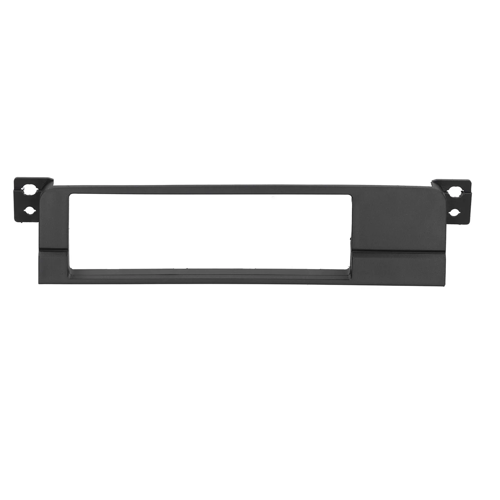 

1‑DIN Center Control Radio DVD Panel Frame Trim Black Fit for 3 Series E46 2003‑2005