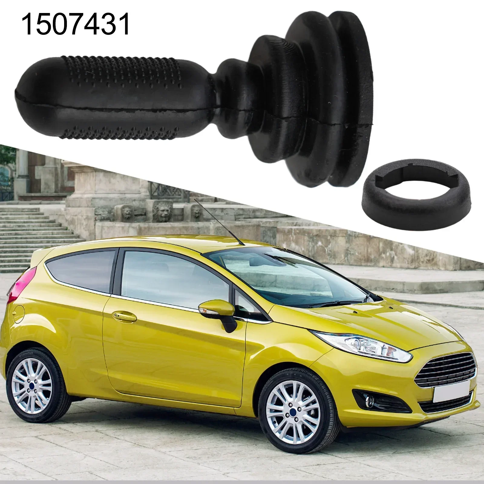 Зеркальные ручки для автомобиля 1507431 6S61 17B718AA черные Ford Fiesta MK6 2001 06