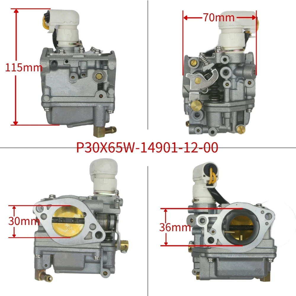 Фото Карбюратор для лодочного мотора 65W-14901-00 65W-14901-12 YAM-A H F25A F20 F25 2-тактный - HDF №1