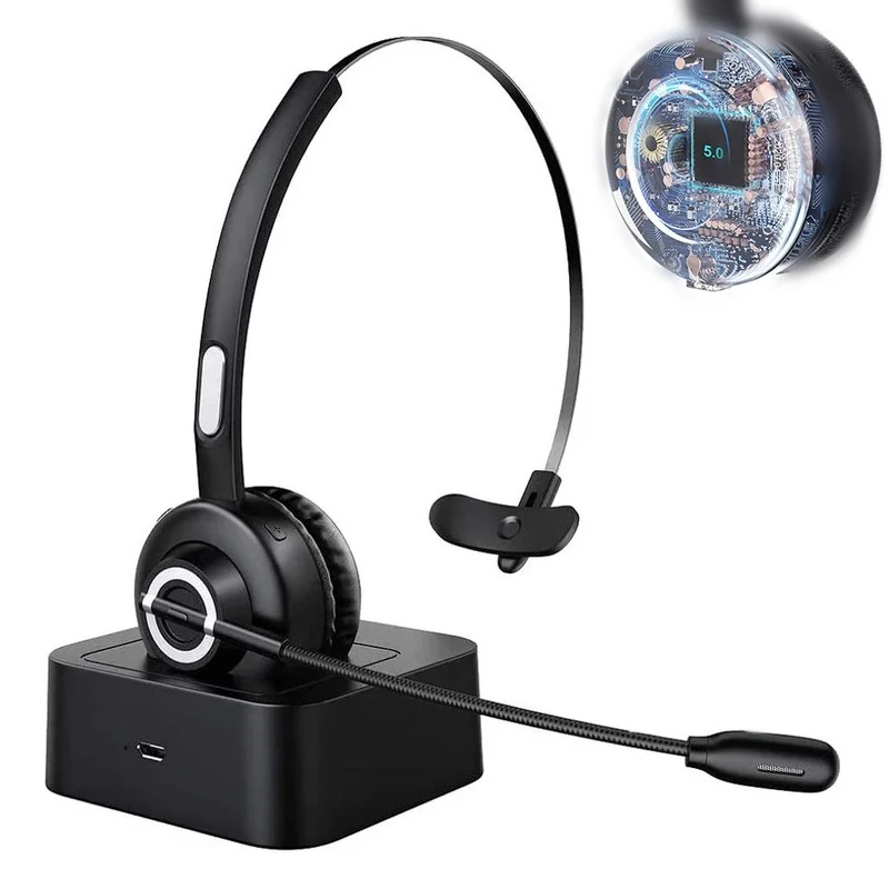 

Bluetooth-Compatible Headphones With Microphone BH-m97 Wireless Headphone Noise Canceling Headset For Computer Phones Hands-Free