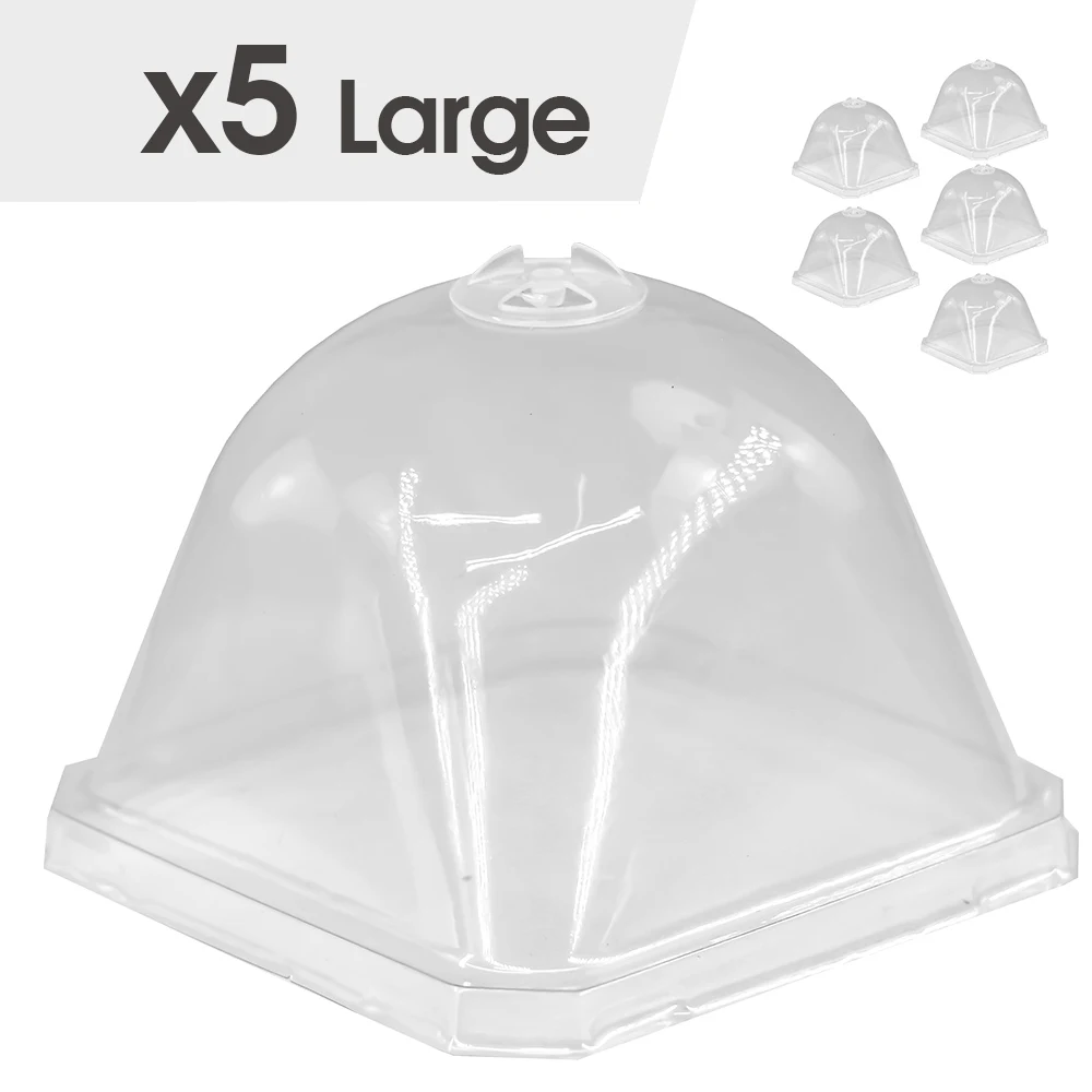 Пластиковые горшки для рассады с куполом влажности