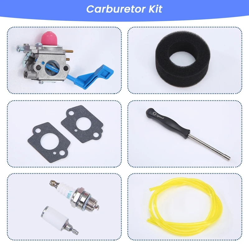 Комплект карбюратора C1U-W13A для GHT220 GHT220LE GHT195LE GHT225LE DAHT22 HHT25 Замена 530071633 Аксессуары