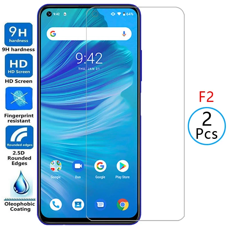 Защитное закаленное стекло 2 шт. для umidigi f2 защитная пленка экрана umi digi f 2f 6.53 umif2 um
