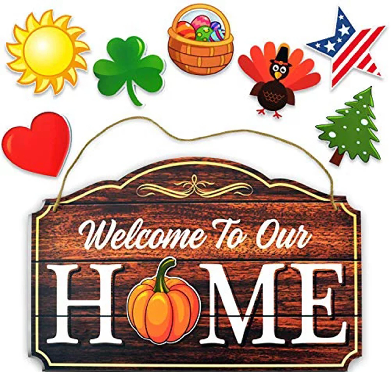 

Сменный деревянный налет для Хэллоуина на сезон благодарения