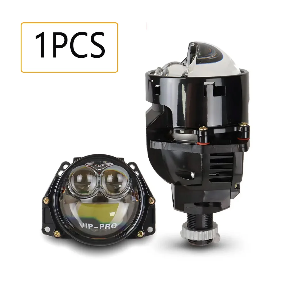 

3-дюймовые Двойные Гиперболические Био-светодиодные Линзы Для Проектора, Автомобильные Фары 6000K Hella 3R H4 H7 9005/9006