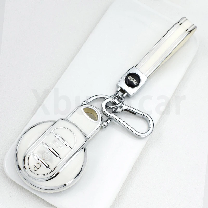 

Чехол для автомобильного ключа Silver Edge из ТПУ для BMW Mini Cooper F55 F56 F57 F54 F60 JCW Clubman Countryman, автомобильный брелок, аксессуары