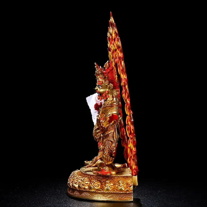 Статуя непальского эзотерического лотоса Будды из чистой меди 8 дюймов