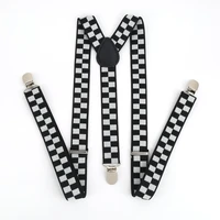 adjustable elasticated adult suspender straps unisex women men y shape elastic clip on suspenders 3 clip pants braces
