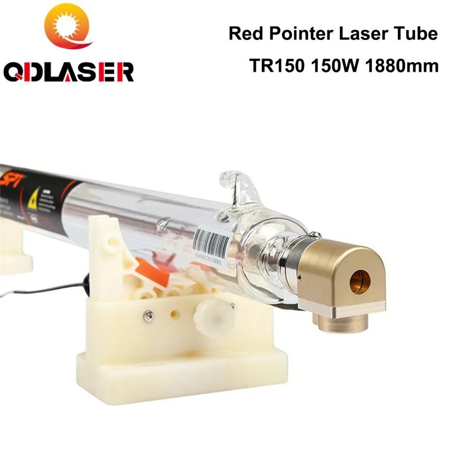 

QDLASER TR150 Co2 Laser Tube 150W Length 1880mm Dia.80mm for CO2 Laser Engraving And Cutting Machine