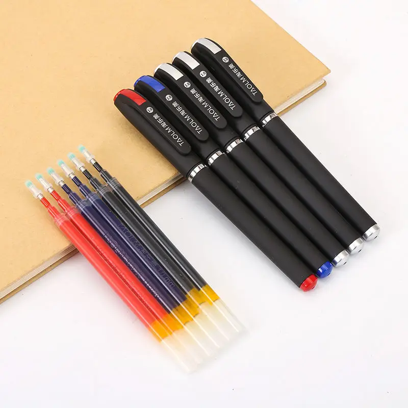 20pcs Large Capacity 1.0 0.7 0.5 Pen Refills Signature Black Blue Red Business Office Carbon Student Water Core Calligraphy - купить по