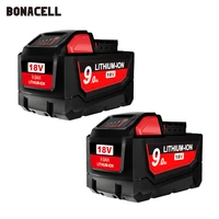 for milwaukee 48 11 1852 m18 lithium xc 6 0ah extended capacity battery for milwaukee 48 11 1850 48 11 1840 cordless power tools