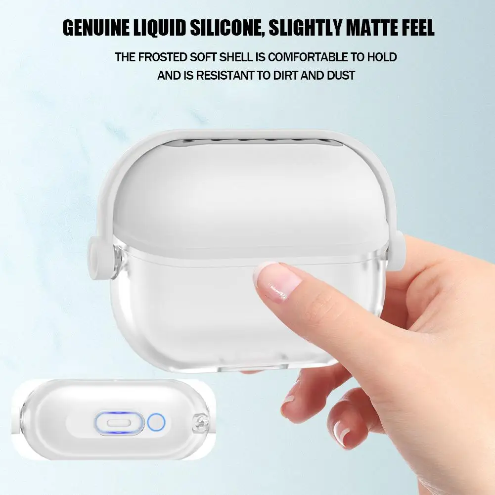 Креативный защитный чехол из жидкого силикона с замком для Samsung Galaxy Buds3/3Pro
