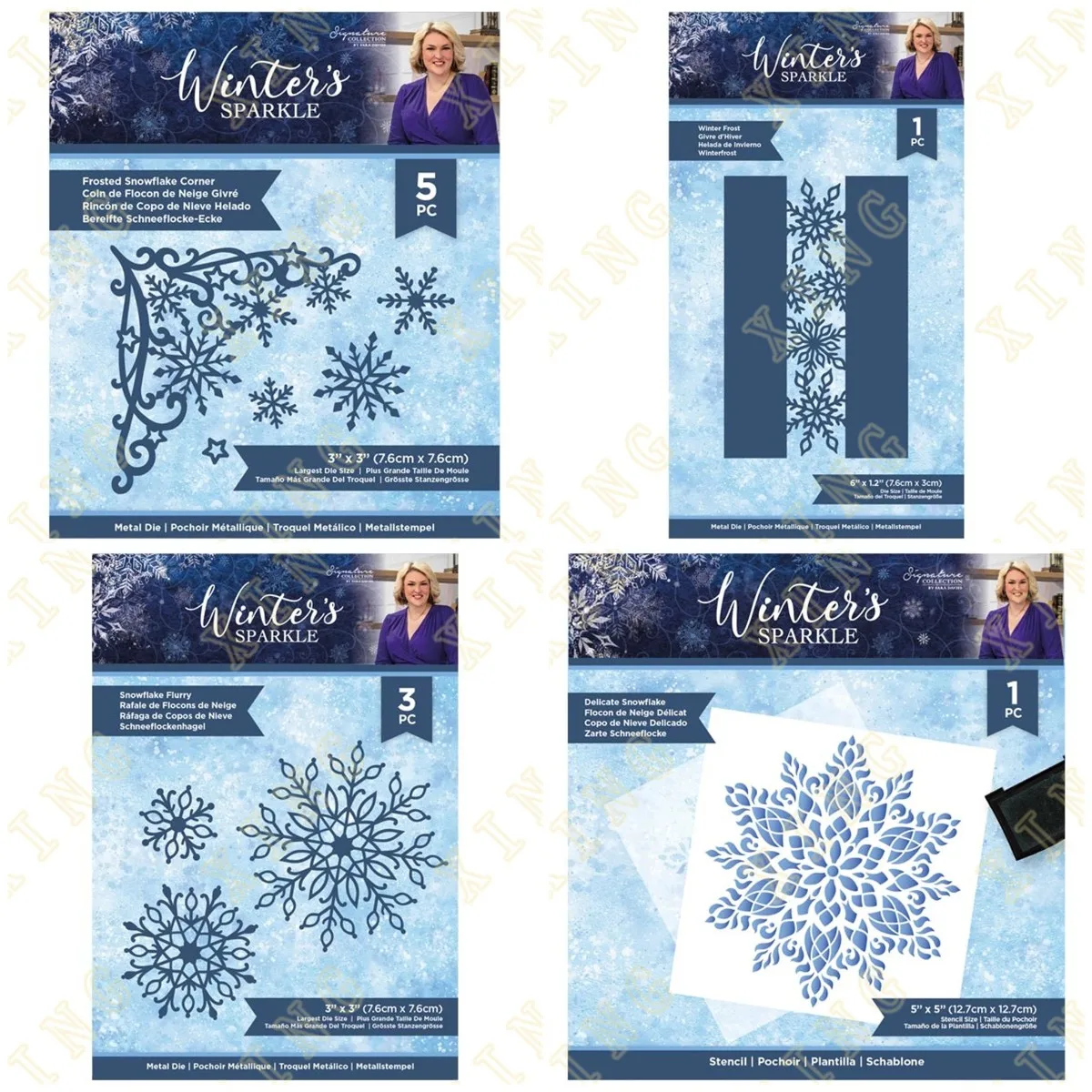 

2022 New Christmas Snowflake Metal Cutting Dies Stencil Scrapbook Diary Decoration Embossing Template Diy Greeting Card Handmade