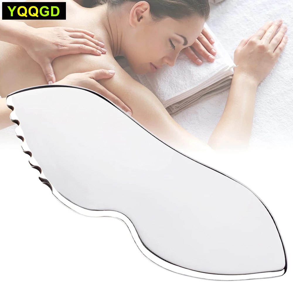 

6-Edged Stainless Steel Sculpting Tool |Myofascial Gua Sha Massage Board for Soft Tissue,Used for Face,Neck, Arms,Shoulders