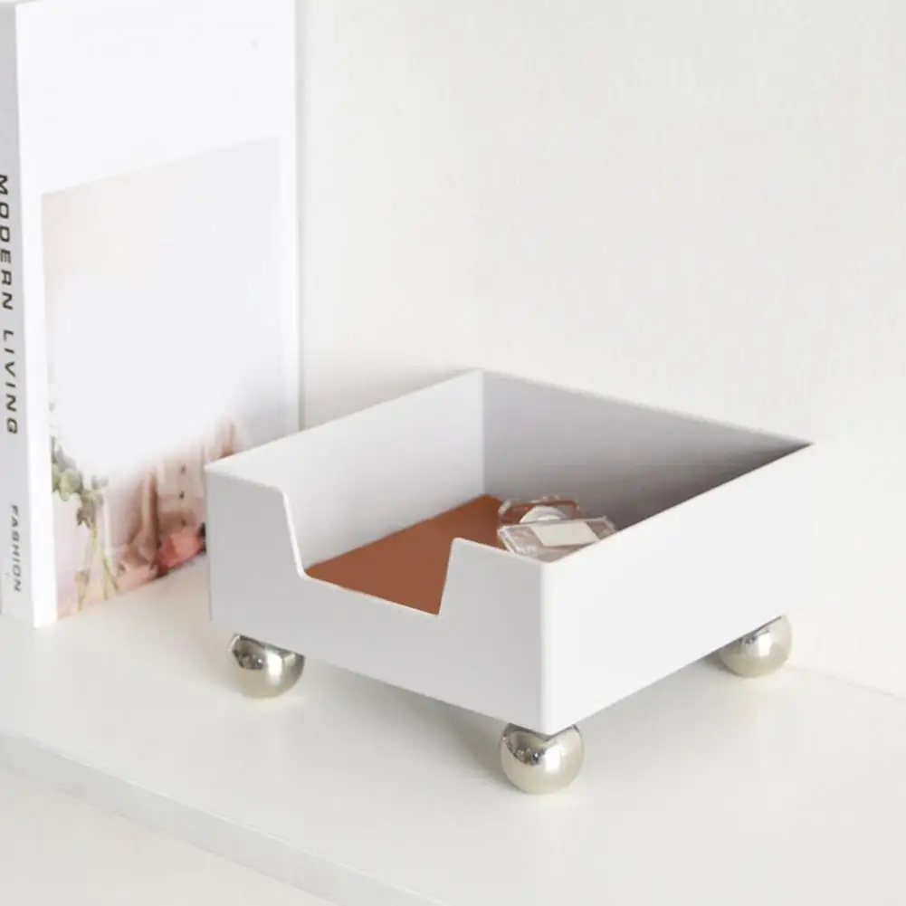 

Jewelry Tray Convenient Fadeless Fall Resistance Earrings Bracelet Vanity Tray Decorative Tray for Kitchen