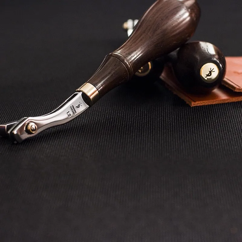 YORKSHINE ручной работы DIY кожаный маркер для краев 304 дюйма из нержавеющей стали