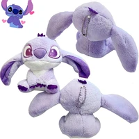 2022 new kawaii purple stitch plush toy 14cm cartoon monster soft stuffed animal grab doll bag pendant room decoration kids gift