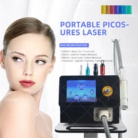 portable q switch nd yag laser tattoo removal machine 1064nm 532nm 1320nm eyebrow pigment picosecond black doll beauty machine