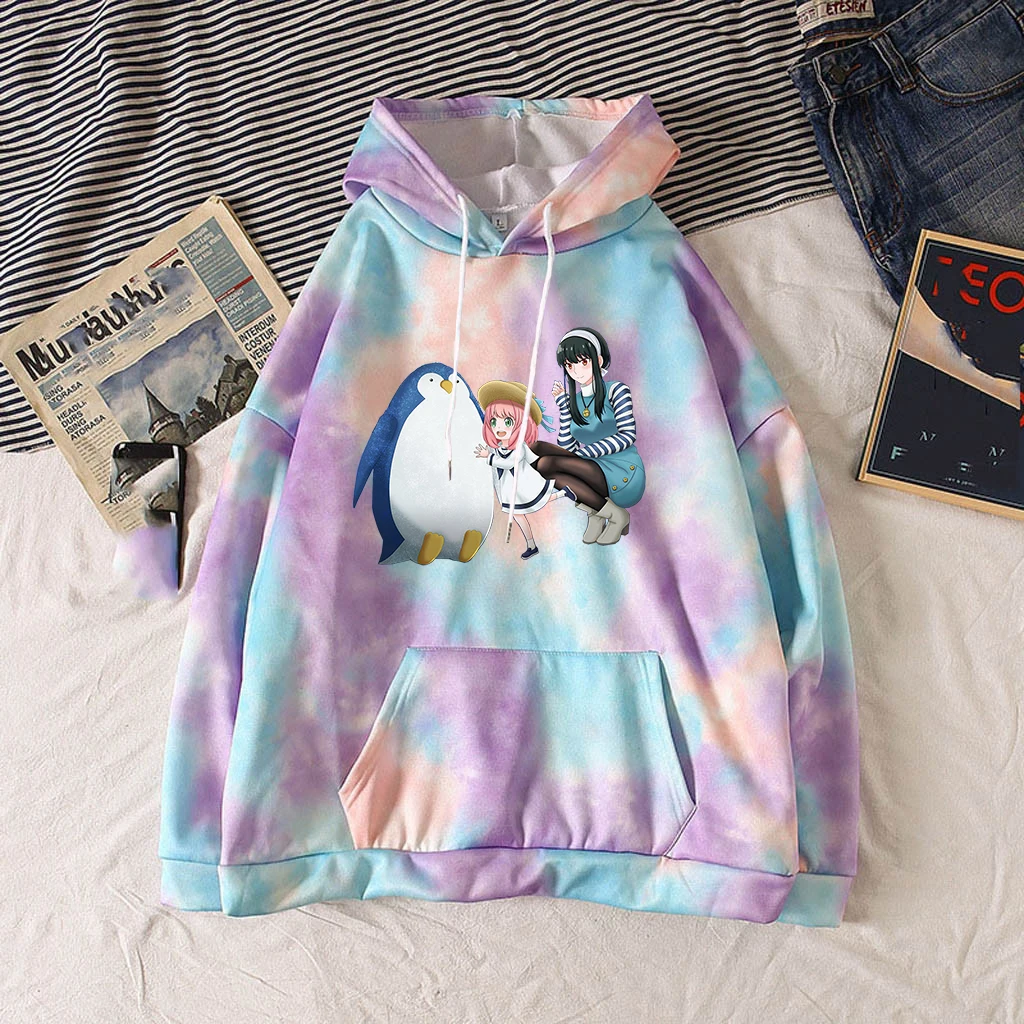 

Популярные милые толстовки с капюшоном в стиле аниме семейства шпионов X, одежда для женщин/мужчин