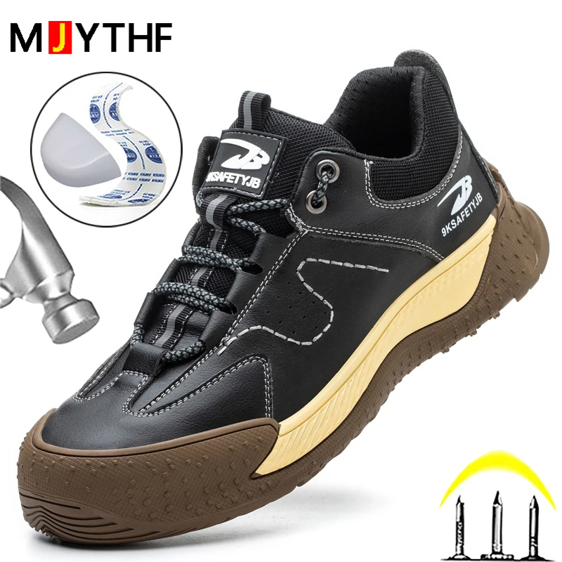 Composite Toe Work Sneakers Indestructible Shoes Men Boots