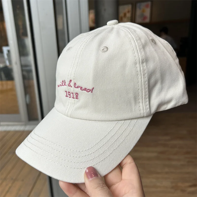 Новая вышивка букв Make Your Face Look Менше Бейсболка Мужская и женская летняя шляпа от