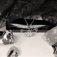 moth necklace moth jewellery gothic necklace gothic jewellery gifts for women ladies jewellery