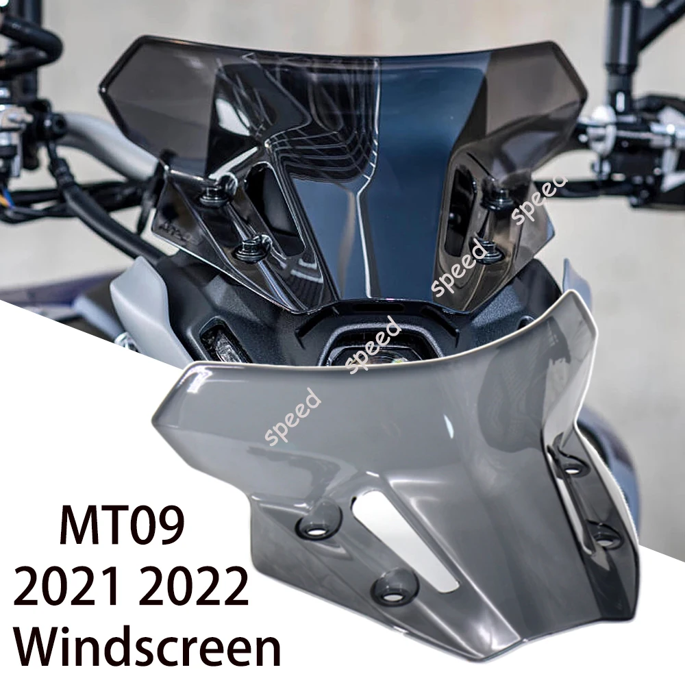 

NEW MT09 Windshield Windscreen For YAMAHA MT-09 FZ-09 FZ09 MT FZ 09 2021 2022 Motorcycle Accessories Wind Deflectors fz09 mt09