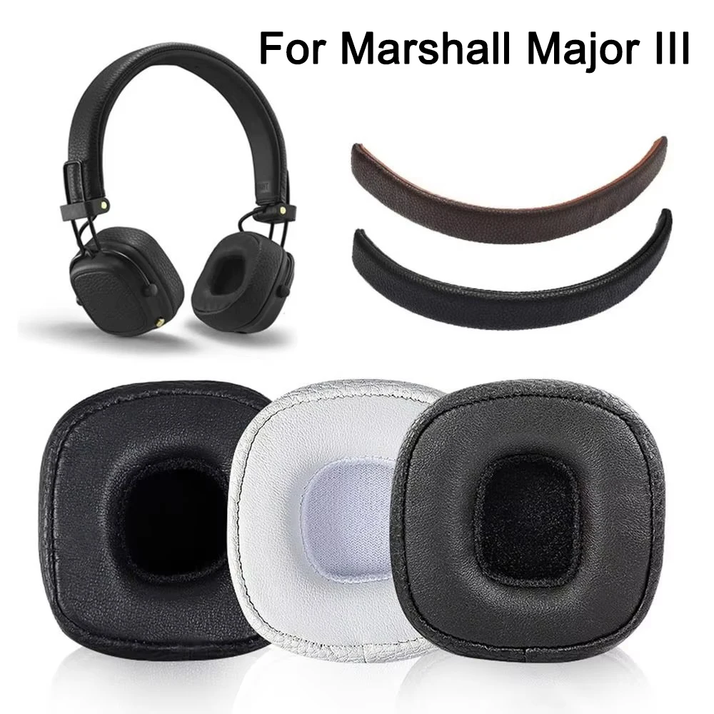 Прочные амбушюры из мягкой протеиновой кожи для Marshall Major 4