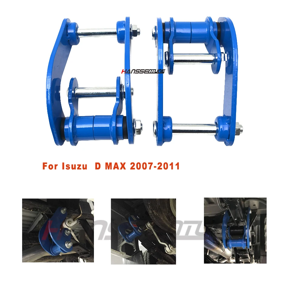 

HANSSENTUNE 4x4 подвесная пружина звукоснимателя задняя комфортная двойная G-образная гайка для Isuzu D-MAX 2007-2011/Great Wall Wingle 5/7