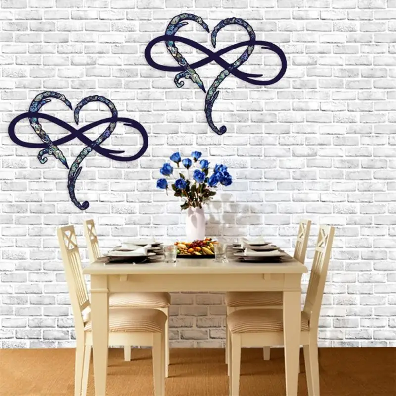 

Heart Wall Decoration stickers Unique Design-wall Art Room Eternal Love Infinite Romantic Heart Iron Art Decoration Wall Hanging