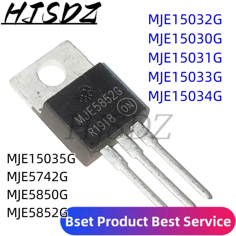 10 шт. MJE5852G MJE15032 MJE15032G TO-220 MJE15030G MJE15030 MJE15031G MJE15031 MJE15033G MJE15034G MJE15035G MJE5742G MJE5742G 10 шт. MJE5852G MJE15032 MJE15032G TO-220 MJE15030G MJE15030 MJE15031G MJE15031 MJE15033G MJE15034G MJE15035G MJE5742G MJE5742G