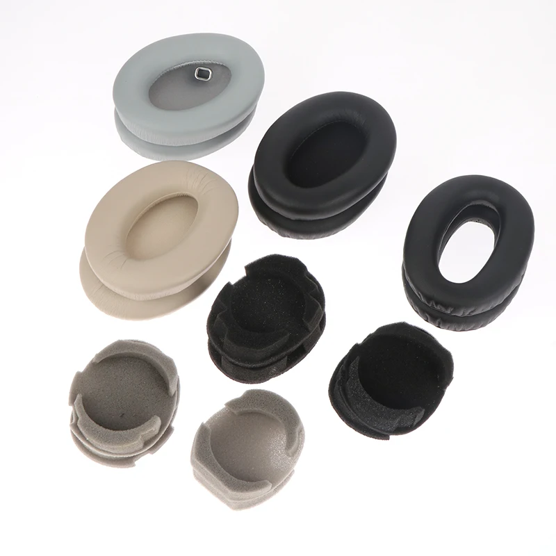 

1Pair Ear Cushions Replacement Compatible With Sony WH-1000XM2 M3 M4 Headphones Headphone Cover Sponge Cover Head Beam Cover