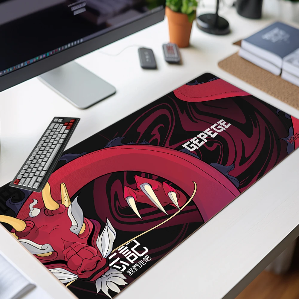 

Dragon Mouse Pad Company Playmat Laptop Office Mousepad Stitch Carpet PC Gamer Keyboard Gaming Mats Computer Accessories Deskmat