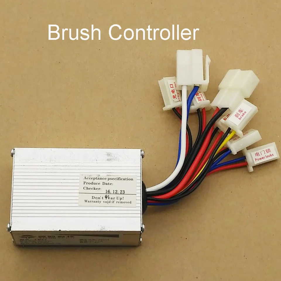 Контроллер для электромобиля, устройство управления фотощеткой, ШИМ-контроллер 250 Вт/350 Вт/500 Вт/24 В