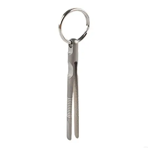 M7BA для титанового сплава Tweezers Mini Tweezers TC4 Tweezer для открытого туристического камеры