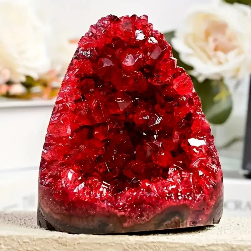 

Геода винного цвета CrystalHola