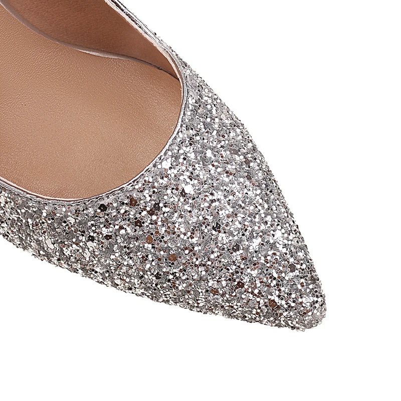 Новые женские остроносые сексуальные туфли на высоком каблуке модные большого