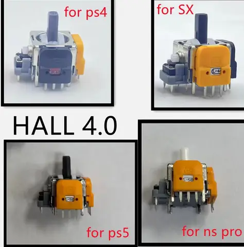 5 шт. модуль датчика аналоговой палки Hall 4.0 для джойстиков PS4 PS5 Switch Pro Xbox One SX