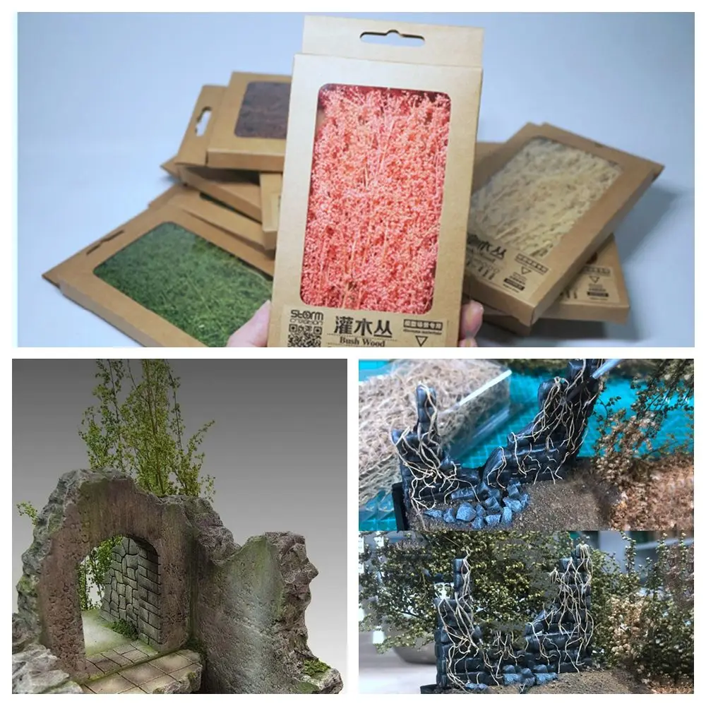 

Handmade Material DIY Simulation Static Train Landscape Building Kits Bushes Shrubbery Scene Model Scene Model Tree